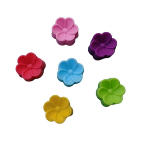 

Profit Pack of 6 Flower Petal Cake Molds Bakery Chocolate Jelly Mousse Non-stick Moulds Baking Kitchen Accessories Color Random TYPE1