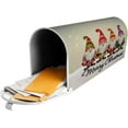 thumbnail image 6 of Christmas Winter Gnomes Mailbox Covers Magnetic Post Box Cover Wraps Large Size 25.5x21 in Inches for Garden Yard Decor, 6 of 7