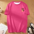 thumbnail image 4 of Playeras De Hombre Camiseta Informal De Verano De Manga Corta Con Cuello Redondo Y Estampado De Letras Y Caras Para Hombre, 4 of 5