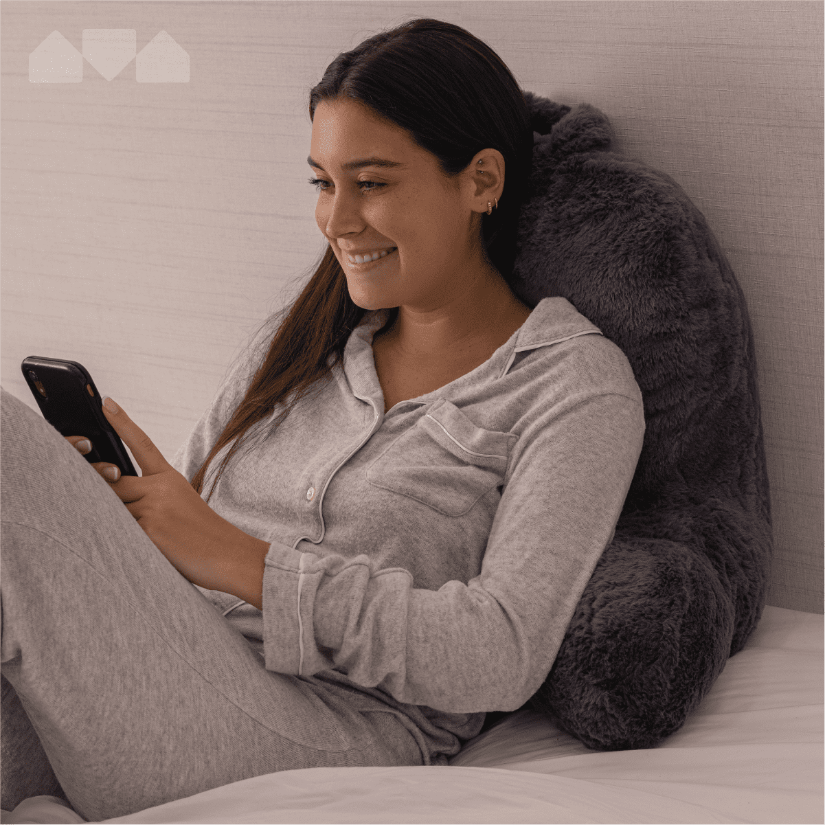 RLXROM Versatile Bed Pillow With Prone Position For Reading - Medium Size, Includes Washable Cover - View #9
