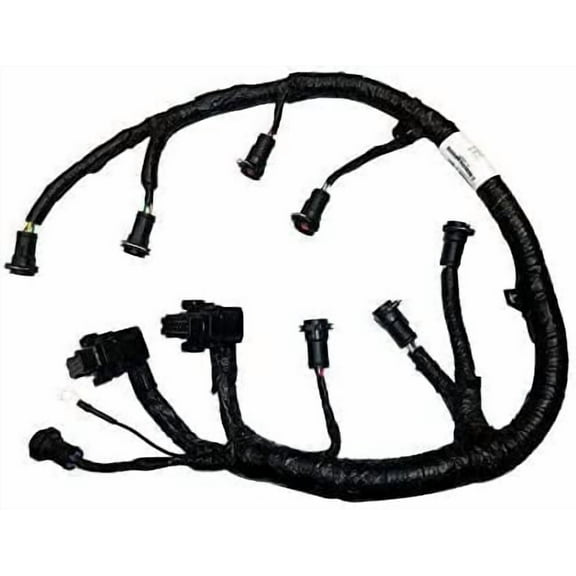 FICM Engine Fuel Injector Complete Wire Harness 5C3Z9D930A Fit for Ford F250 F350 F450 F550 Excursion 2003 2004 2005 2006 2007 Powerstroke 6.0L Diesel, Black