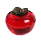 thumbnail image 4 of Figura de caqui de cristal coleccionable, figura de mesa moderna para sala de estar y hogar Rojo, 4 of 8