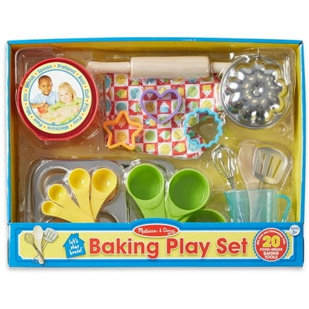  Melissa  Doug  Baking Play Set  20 pcs Play Kitchen  