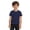 Navy, variant on NinXxx Kids Soft Breathable Basic Round Neck Short Sleeve Tee Top Sky Blue 9-10 Years