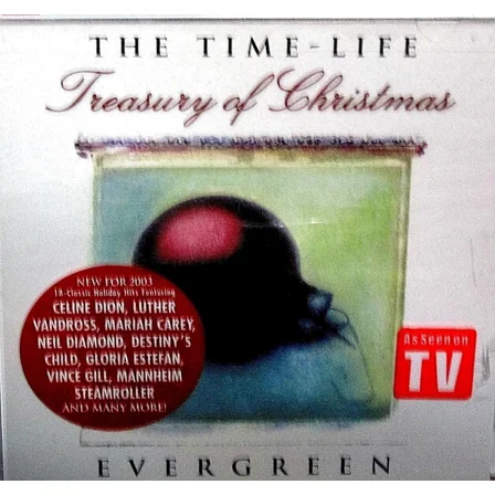 Treasury Of Christmas: Evergreen Time Life New! Cd Celione Dion, Neil Diamond