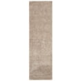 thumbnail image 4 of SAFAVIEH Colorado Tarek Solid Plush Polyester Shag Runner Rug, Beige, 2'3" x 8', 4 of 12