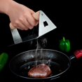thumbnail image 4 of de hamburguesas de material acero inoxidable de hamburguesas para paninis de tocino y ternera de salchicha BLESIY Prensa de carne, 4 of 8