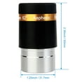 thumbnail image 2 of Langgg Telescope Eyepiece Astronomical Observation 62 Degrees 1.25 Inch Monocular Eyepiece Caps Set 23mm, 2 of 7