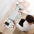thumbnail image 3 of Long Mouse Pads for Desk,Pioneer Flower Floral Print Pattern Desk Mats on Top Of Desks, Desk Mouse Pad Extra Large with 3mm Non-Slip Base and Stitched Edge for Gaming,Office,Work,Home 31.5"x11.8", 3 of 6