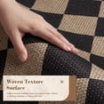 thumbnail image 2 of VUNATE Doormat for Inside 35"x59" Entryway Rugs Non Slip Absorbent Welcome Mat Easy Jute Dirt Trapper Low-Profile Door Rug for Entryway Indoor Entry Mat Washable Indoor Doormat Black, 2 of 7