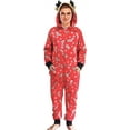 thumbnail image 2 of Zukuco Christmas Family Matching Pajamas Set Reindeer Onesie Holiday Family Sleepwear, 2 of 7