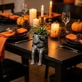 thumbnail image 2 of Clearance! Whimsical Halloween Hanging Legs Planter, Bat, 2 of 9