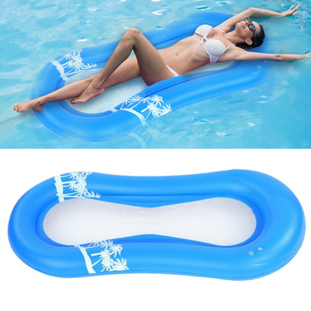 Yosoo Inflatable Pool Float, Floating Lounge Air Bed Outdoor Swimming Pool Raft Giant Pool Lounge Summer Party Beach Holiday Toys for Adults and