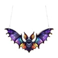 thumbnail image 2 of CHENjy Acrylic Bat Window Hanging, Colorful Halloween Wall Art with Unique Design, Suncatcher Decoration for Indoor Outdoor and Living Space, 2 of 6