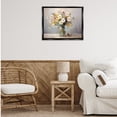thumbnail image 4 of Stupell Industries Farmhouse Wildflowers in Glass Jar Black Floating Frame Canvas Art, 31 x 25, by Franklyn Gregory, 4 of 8