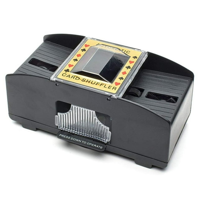 Mélangeur Automatique Professionnel pour Cartes, Machine de Mélange Automatique à Grande Vitesse, Mélangeur de Cartes Alimenté par Piles