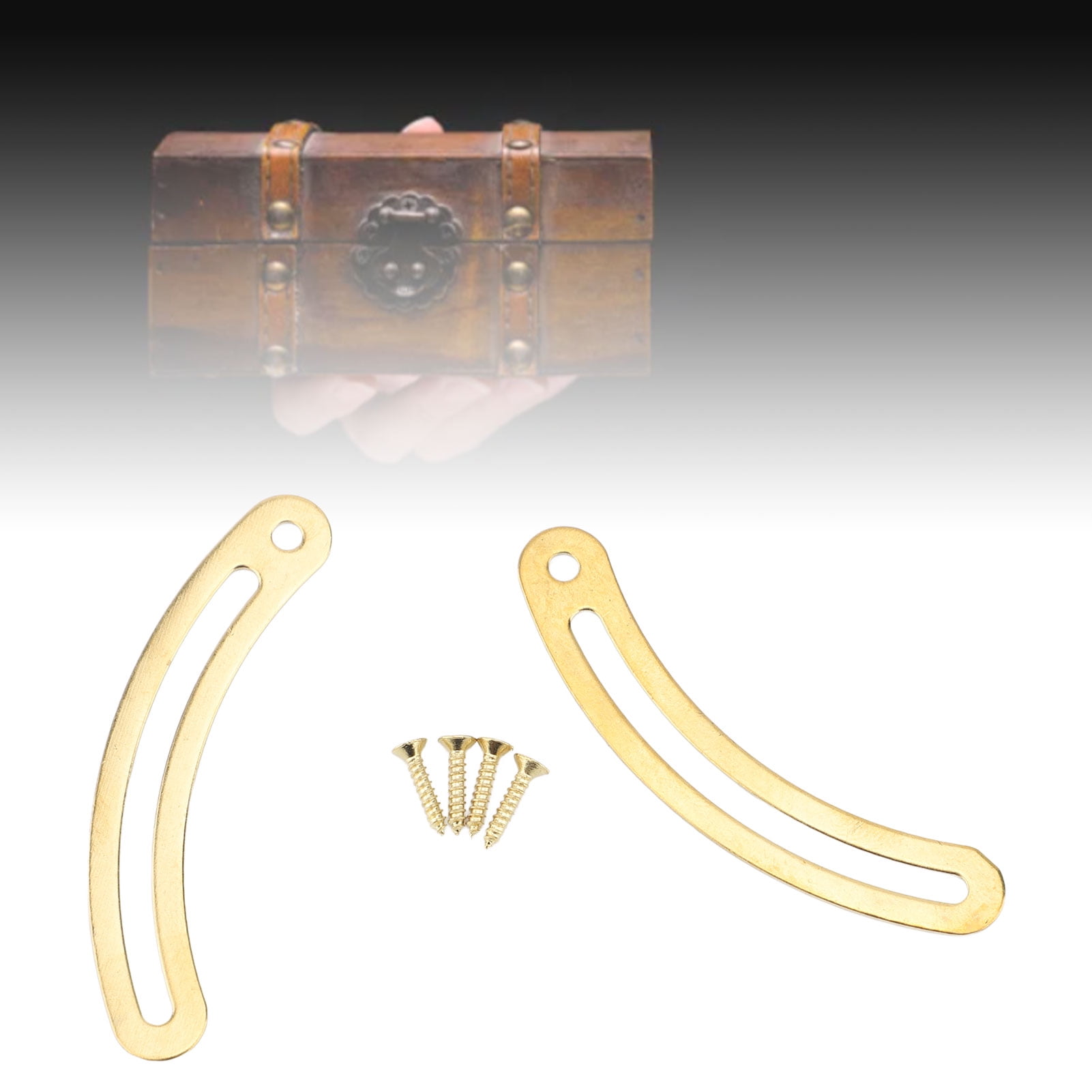 Charnière Support Couvercle Robuste - Pour Coffre, Armoire à Bijoux - 15.2 Cm