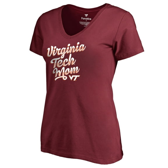 Women's Maroon Virginia Tech Hokies Team Mom T-Shirt