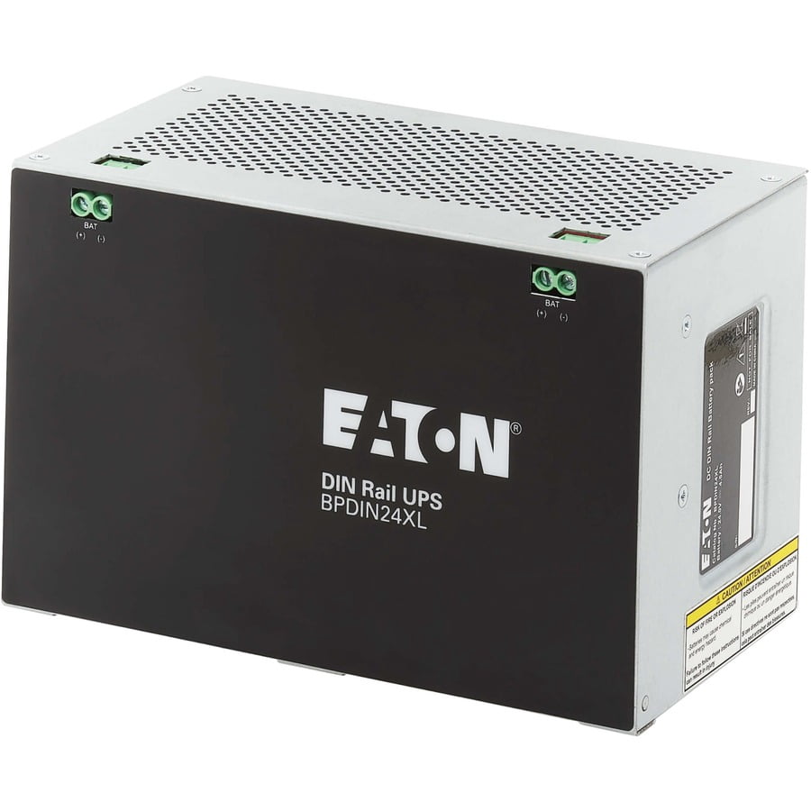 Eaton 24V DC DIN Rail Extended Battery Module (EBM) for Select DC Industrial UPS Systems - UPS battery (DIN rail mountable) - 24V DC - 1-phase - valve regulated lead-acid (VRLA) - 0U - for P/N: DIN24240DC, DIN24480DC
