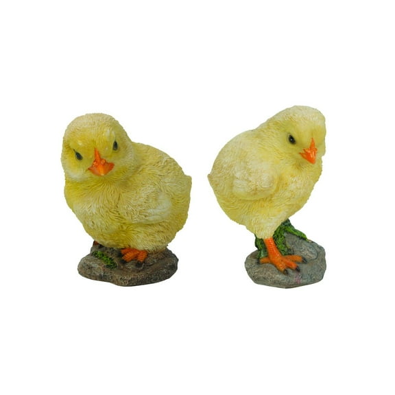 Hi-Line Gift Ltd Left and Right Looking Pair of Chicks Statue