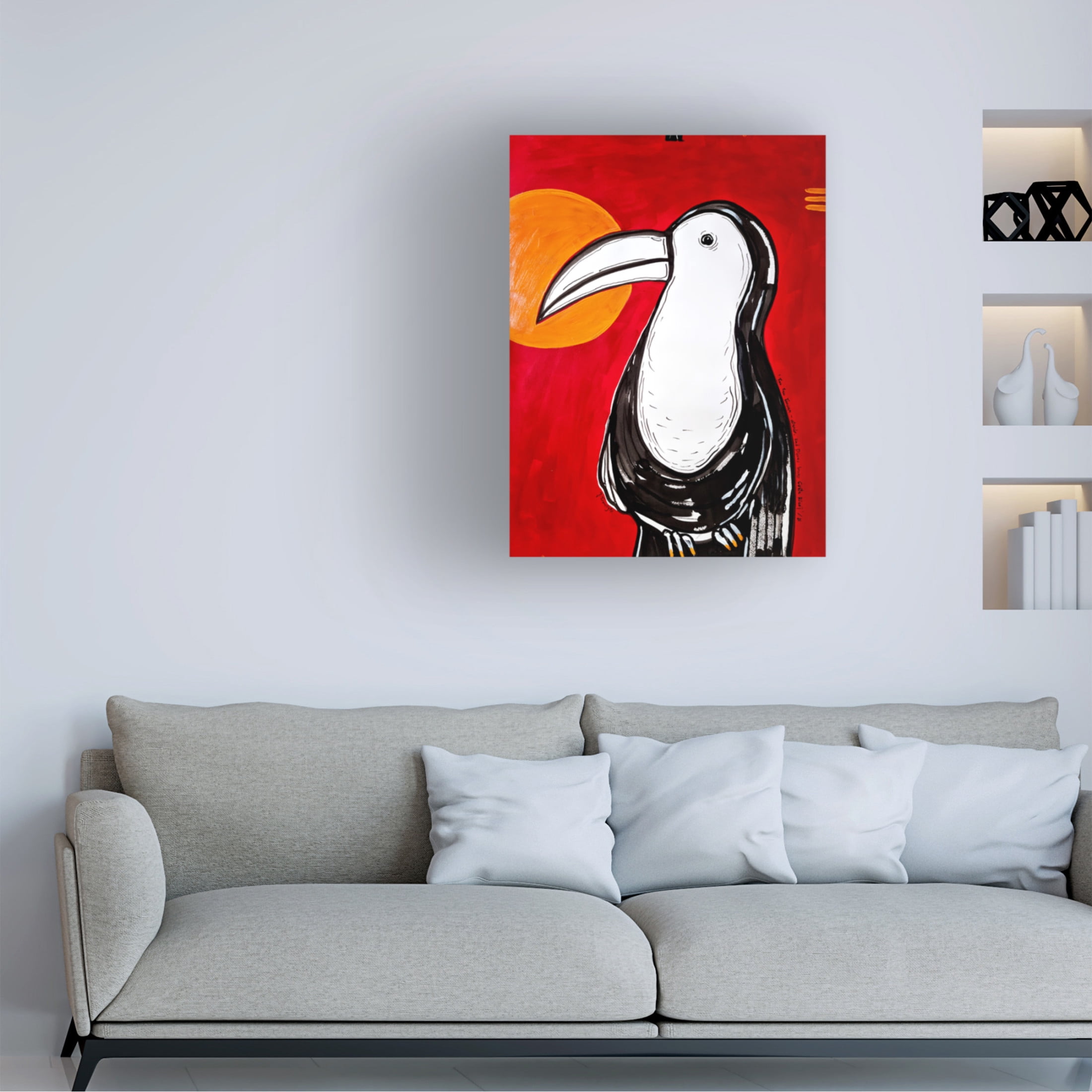 Trademark Fine Art Julija Belickien? Toucan it seems that God was in Costa Rica Canvas Wall Art