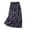 Dark Blue, variant on Bixock Maxi Skirt for Women Linen Dresses A Line Faux Linen Print Elastic Waist Side Pockets Double Layer Built In Liner Breathable Summer Daily Women Clothings