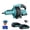 Blue + Two batteries, variant on 20V Rechargeable Drain Snake, 23FT Pipe Cleaning Tool with One-Button Forward/Reverse & Auto-Feed for Hair and Grease Removal