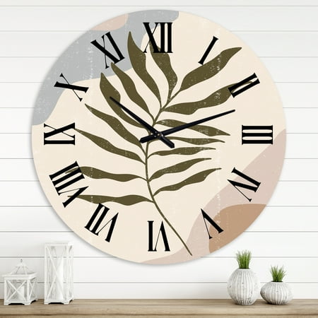 Designart 1 in Modern,Contemporary Wall Clock