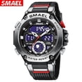 thumbnail image 2 of Smael Electronic Digital Watch For Men Fashion Chronograph Quartz Wristwatch Male Auto Date Week Alarm Clock Led Dual Time 8069, 2 of 5