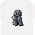 thumbnail image 4 of Inktastic Curious Black Doodle Boys or Girls Long Sleeve Toddler T-Shirt, 4 of 5