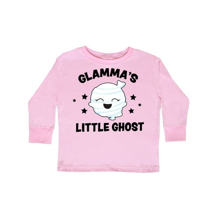 

Inktastic Cute Glamma s Little Ghost with Stars Gift Toddler Toddler Girl Long Sleeve T-Shirt