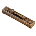 thumbnail image 1 of DOLITY Incense Burner Holder Carved for Teahouse Study Room Living Room Ruyi Bronze, 1 of 9