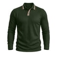thumbnail image 3 of LONKITO Long Sleeve Shirts for Men Casual Polo Shirt with Collar Breathable Slim Fit Shirts, 3 of 8