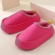 thumbnail image 1 of Winter Fashion Couples Plush Slipper Women's Platform Slippers Men Eva Waterproof Slippers Outdoor Shoes Indoor SlippersRose pink44-45(27cm), 1 of 5