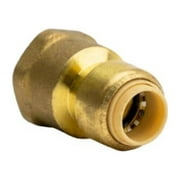 Quick Fitting LF840FR 0.37 in. Push Fittings 0.5 in. FNPT Straight Adapter