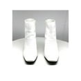 thumbnail image 3 of INC Womens White Cushioned Dasha Square Toe Block Heel Zip-Up Dress Booties 9 M, 3 of 3