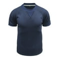 thumbnail image 4 of Chbgutlmr Crewneck Shirts for Men Short Sleeve Fitted T-Shirts Casual Fitted Summer Comfy Dailywear Tops, 4 of 7