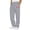 Gray, variant on Straight Leg Sweatpants for Men Canada Flag Print Elastic Waist Drawstring Athletic Lounge Pants with Pockets