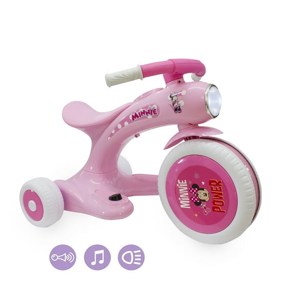 Montable Eléctrico Disney Minnie Mouse con luz y Sonido para niña Disney 72171 Minnie Montable Eléctrico