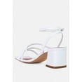 thumbnail image 3 of Right Pose Faux Leather Block Heel Sandals, 3 of 10