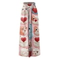 thumbnail image 4 of WTOBBY Women's High Waisted Wide Leg Pants Casual Flowy with Pockets and Vibrant Floral Print, Ideal for Spring Summer Beach Vacations, Garden Parties and Outdoor Adventures,Pink S, 4 of 5