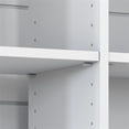thumbnail image 3 of Atlin Designs Modern 6 Cube Bookcase in Shiplap Gray/White - Engineered Wood, 3 of 8