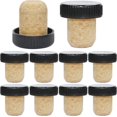 thumbnail image 1 of 10 tapones de corcho para vino, decoración artesanal, transparentes, 1 of 5