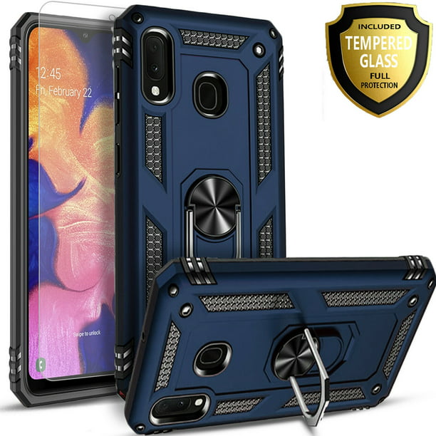 Samsung Galaxy A50 Case, With [Tempered Glass Screen Protector Included ...