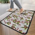 thumbnail image 4 of White Christmas Candy Cane Pattern Door Rugs,Washable Non Slip Door Mats Indoor,Decorative Door Mats,Entry Mat Indoor for Entrance,Bedroom,Kitchen,Bathroom,30"x17", 4 of 6