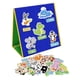 thumbnail image 2 of Tablero de fieltro plegable, tablero de juego interactivo, educativo, independiente, regalo para niños azul, 2 of 9