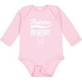thumbnail image 3 of Inktastic Future Dentist Kids Tooth Boys or Girls Long Sleeve Baby Bodysuit, 3 of 5