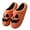 A, variant on Fuzzy Slippers for Women Funny Pumpkin Ghost Print Slip on Memory Foam Winter Bedroom House Shoes