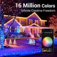 thumbnail image 6 of Aship Smart Christmas Tree Lights with APP& Remote Control, 98.4Ft 300 LEDs Music Sync Christmas String Lights, Color Changing DIY Christmas Lights for Xmas Tree Indoor Outdoor Holiday Party Decor, 6 of 8