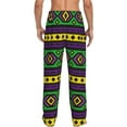 thumbnail image 3 of Goofa Carnival Mardi Gras Printed Soft Pajama Pants for Men, Wide Leg Comfy Casual Lounge Yoga Pants-, 3 of 9